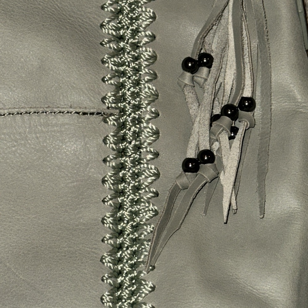 The Sak Genuine Leather Vintage Finish Women's Bag - Light Green - Picture 2 of 2